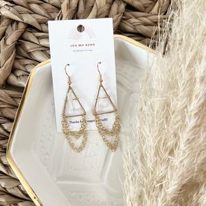 Boho Quarts Crystal Earrings
